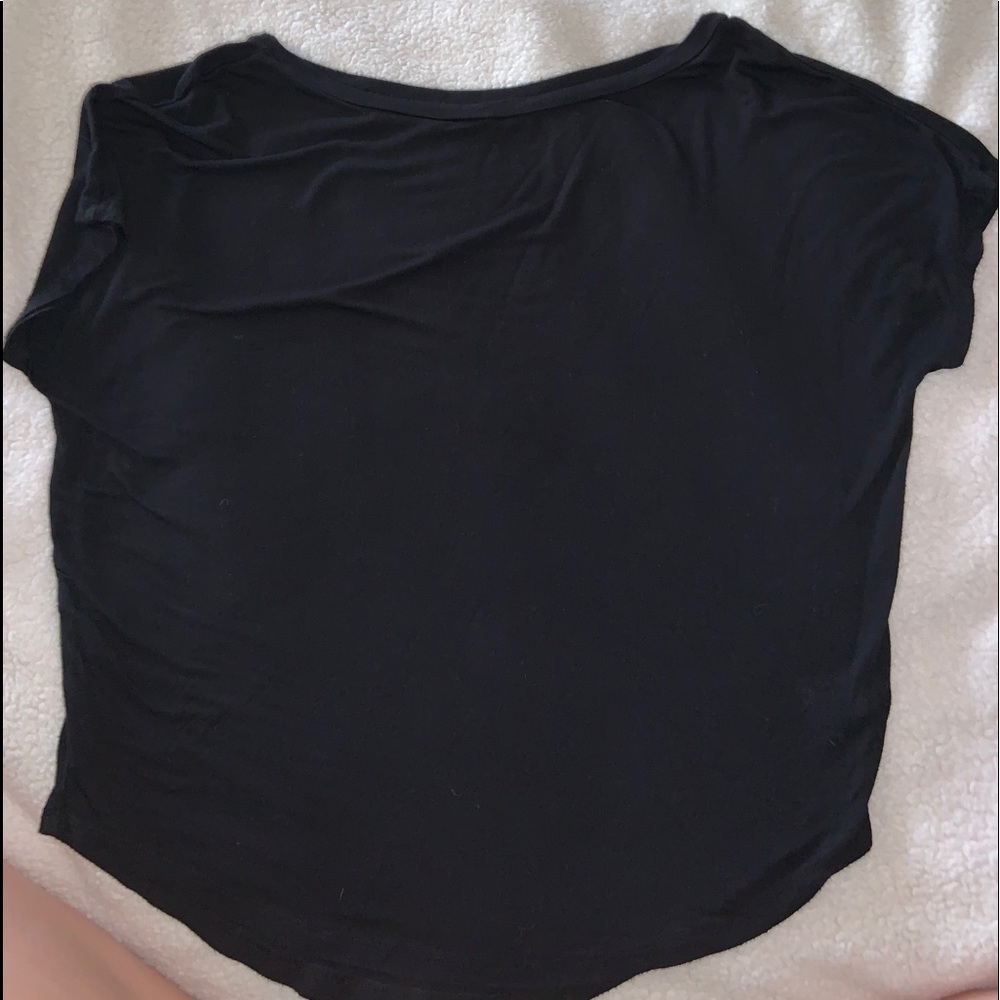 Aeropostale black flowy/blouse top